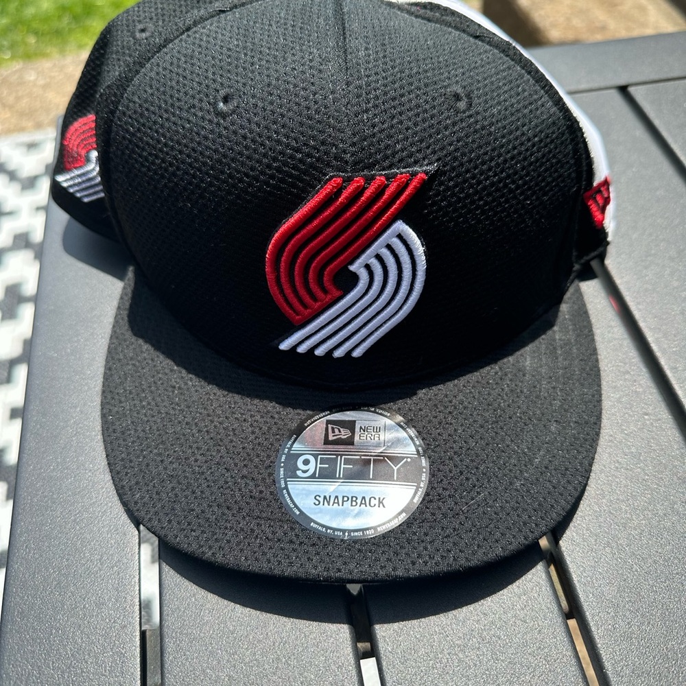 Never worn Portland Trailblazers Snapback Cap